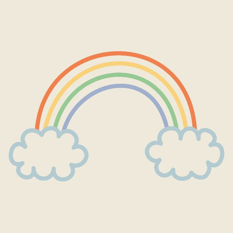 Regenbogen eingefaerbt