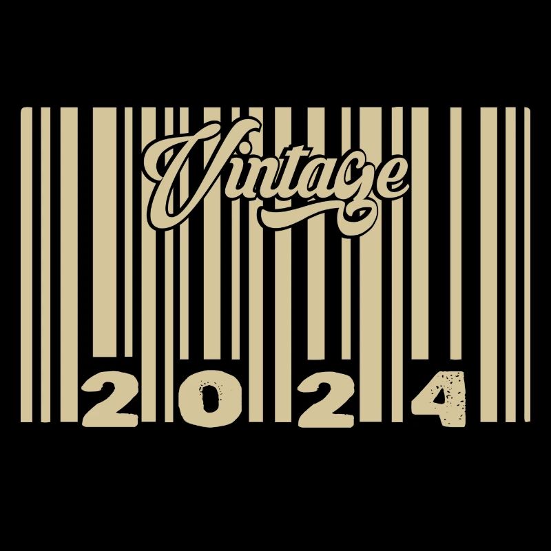 vintage 2024 Code barre 2024: Année 2025.