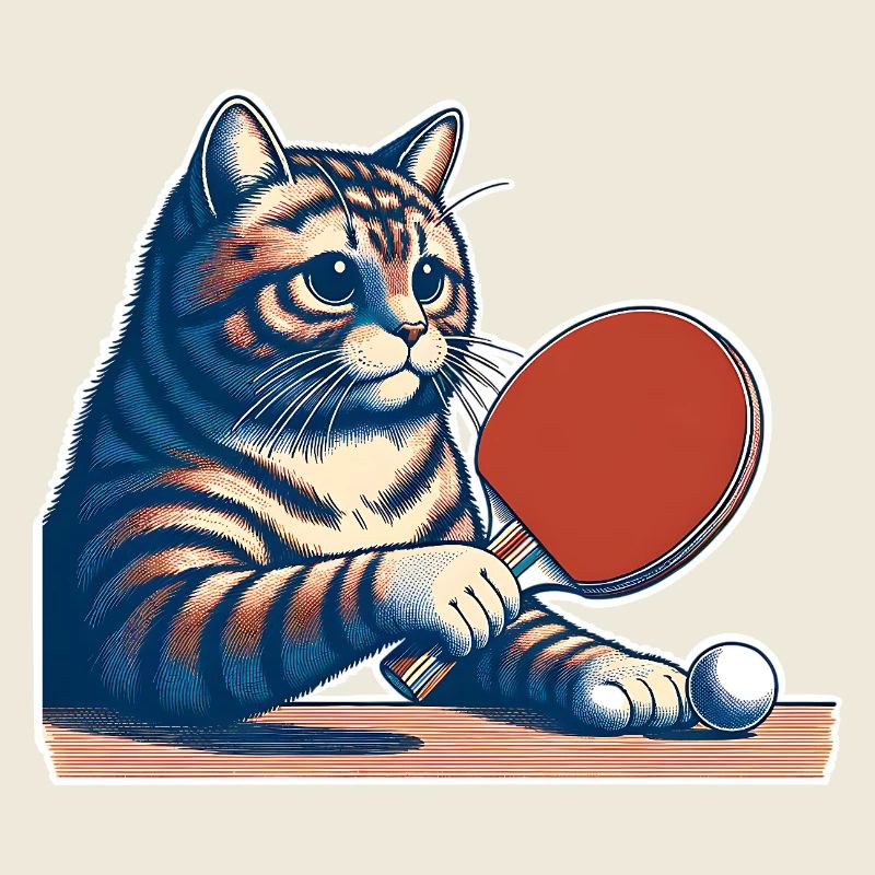 Chat de ping-pong