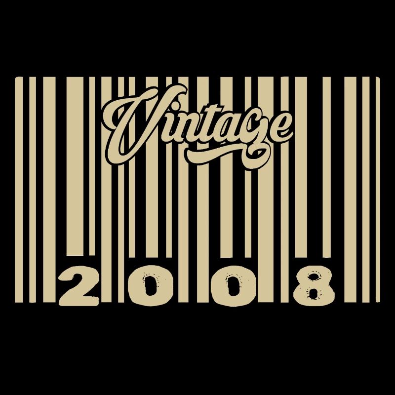 vintage 2008 Code barre 2008: Année 2025.