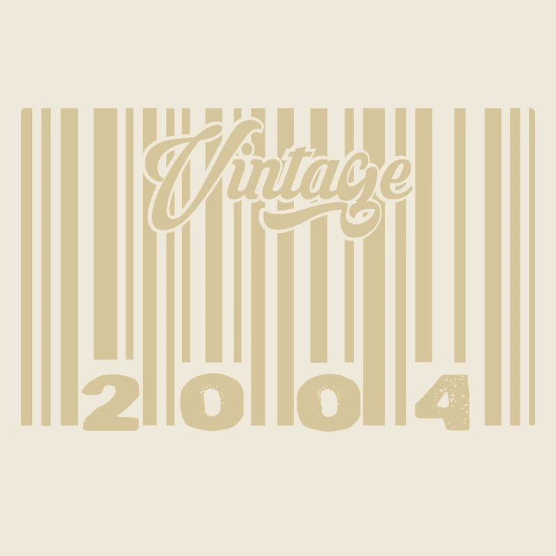 vintage 2004 Code barre 2004: Année 2025.