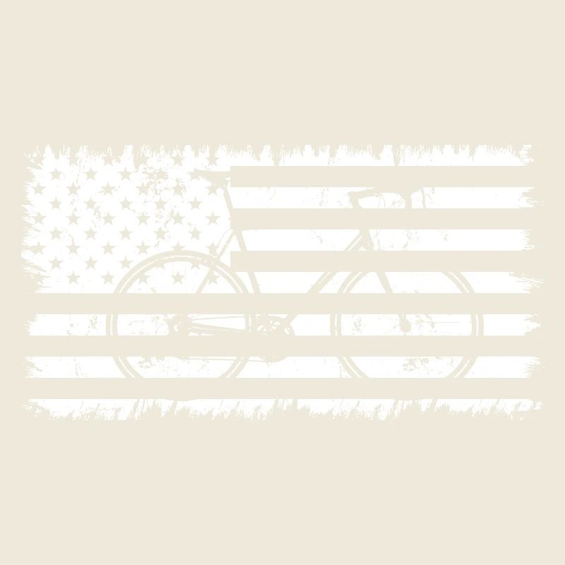 Drapeau américain de vélo