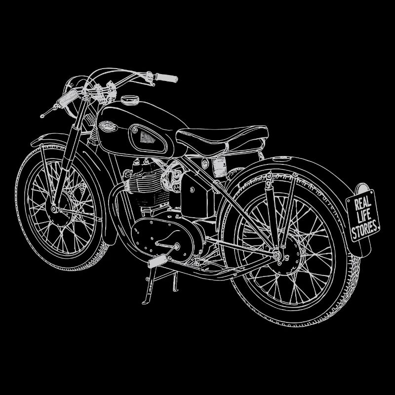 Motorrad Skizze