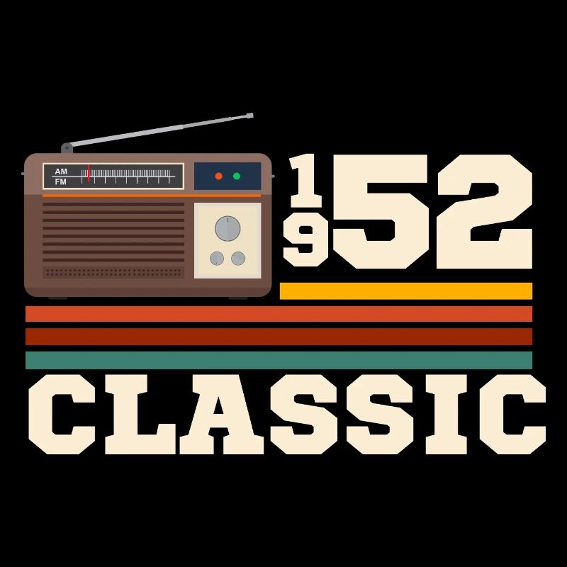 Anniversaire 1952 retro classic