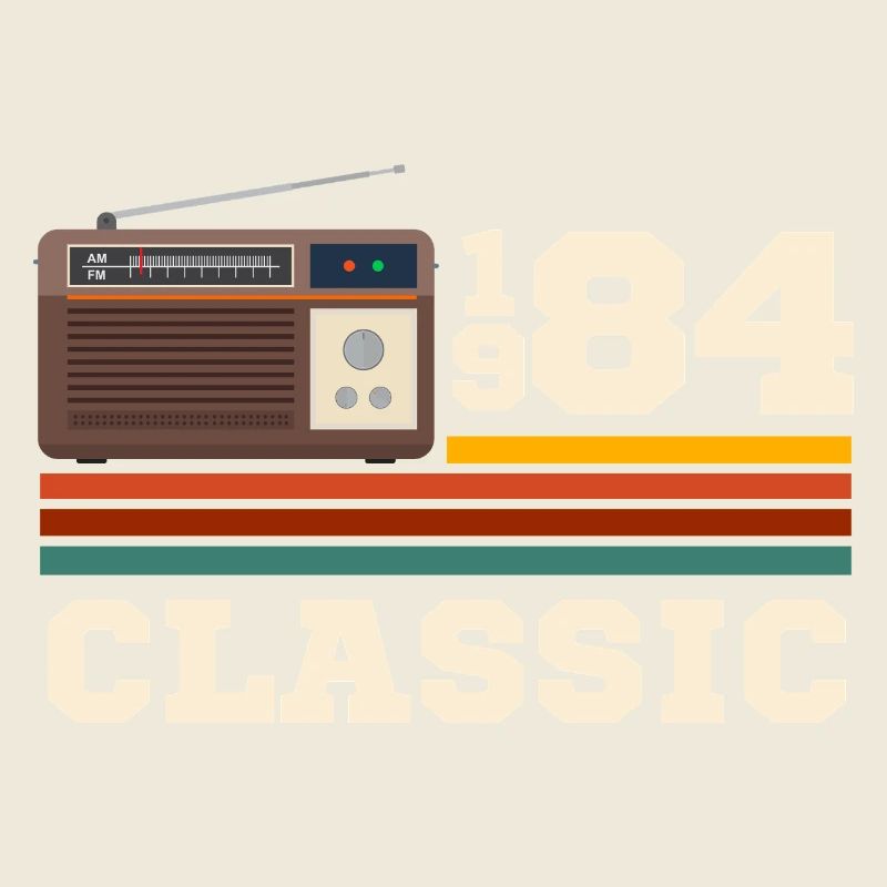 Anniversaire 1984 retro classic