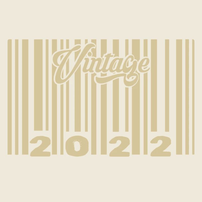 vintage 2022 Code barre 2022: Année 2025.
