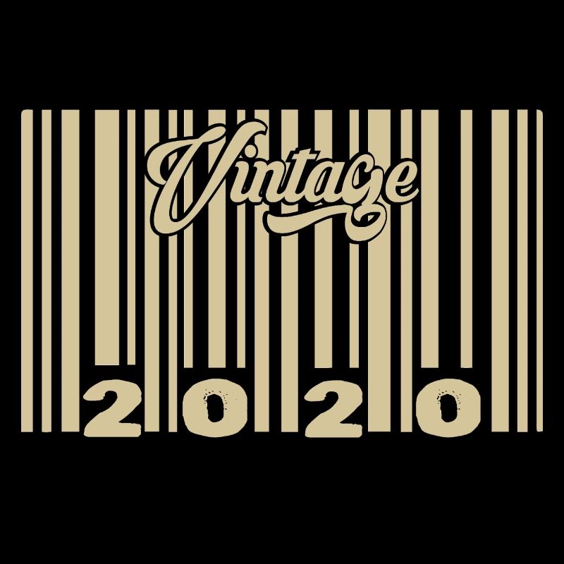 vintage 2020 Code barre 2020: Année 2025.