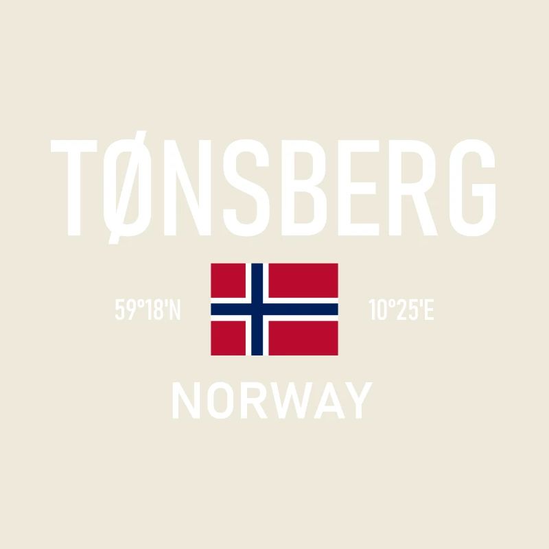 Tønsberg - Norway - Coordinates - Flag Tonsberg