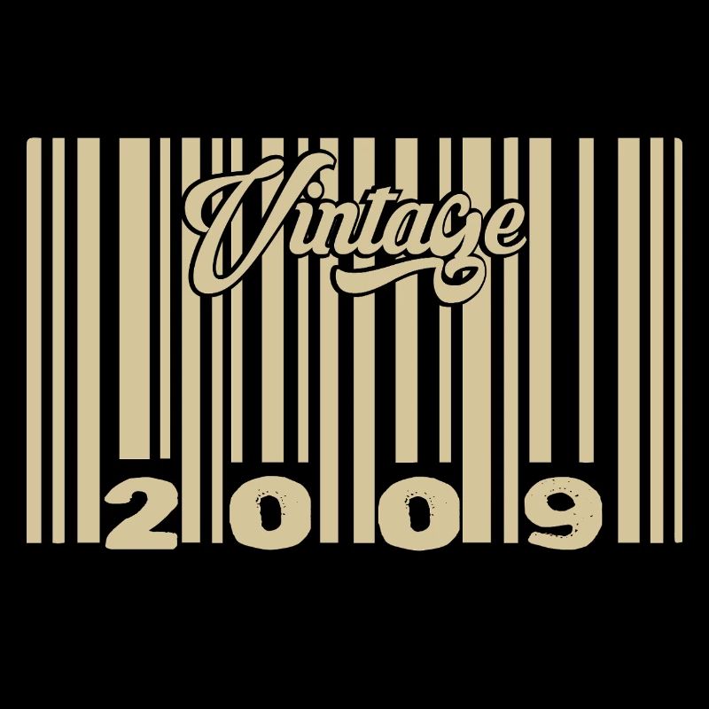 vintage 2009 Code barre 2009: Année 2025.
