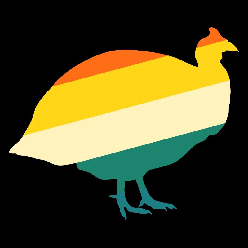 Hühner Hahn Perlhuhn