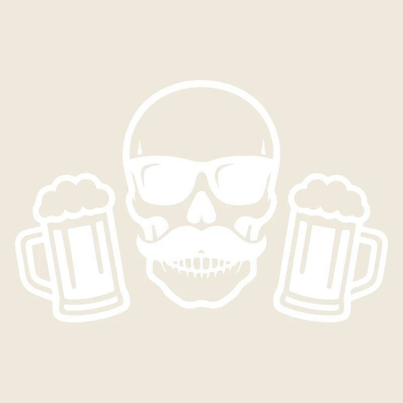 Bier Skelett Party