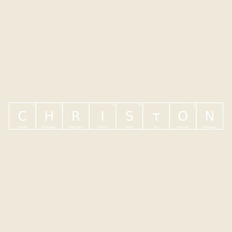Christon Name First Name Chemistry Periodic Table