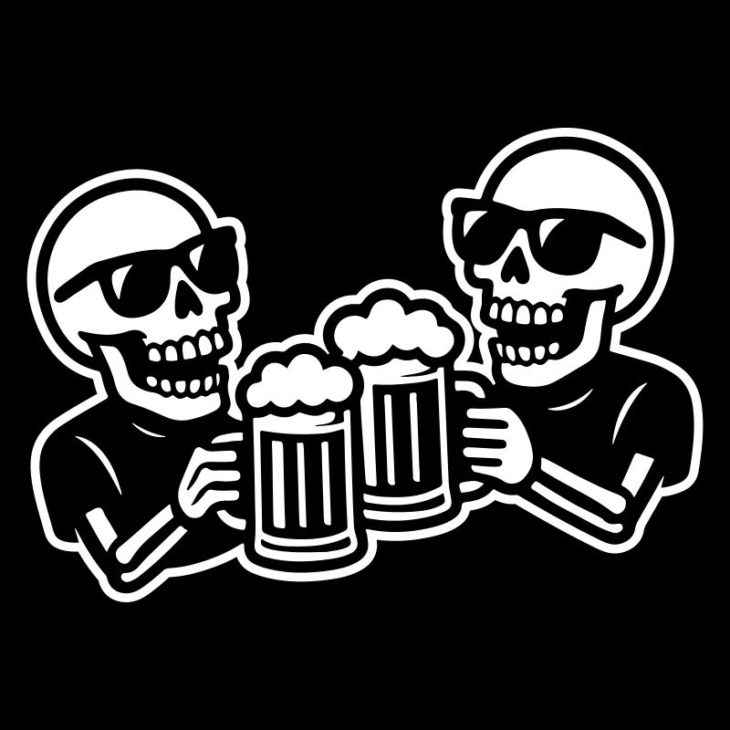 Beer Drinking Skeleton Crew