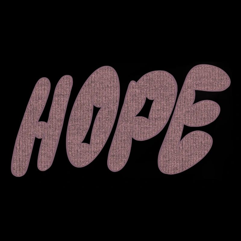 Hope – Strickschrift