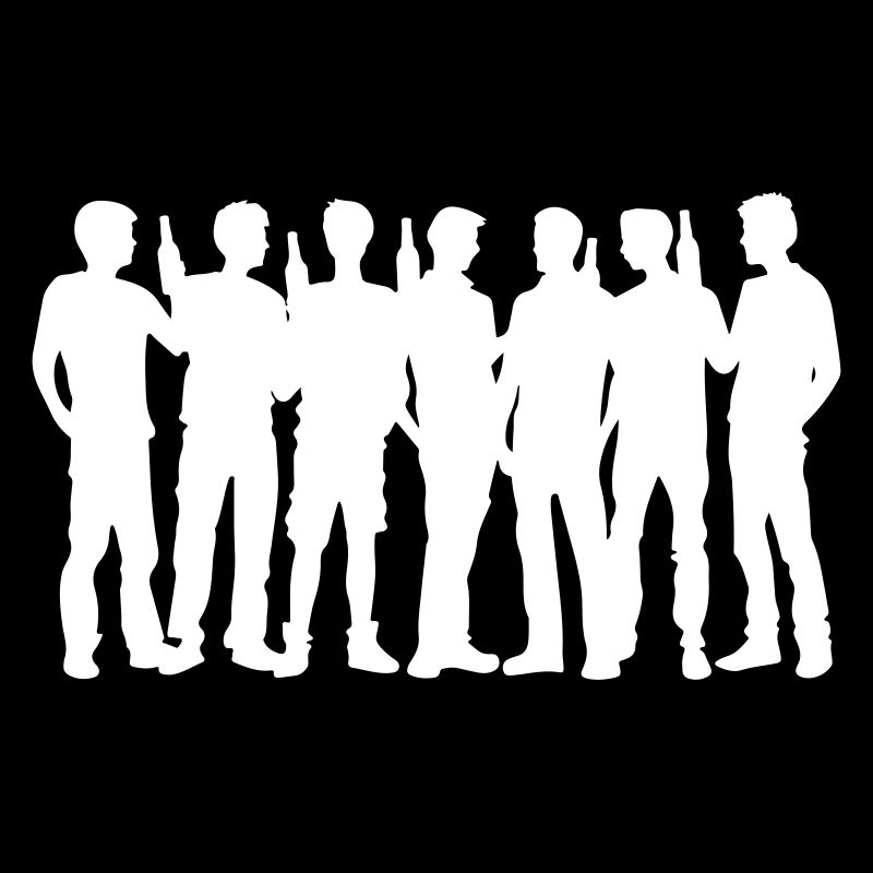 Party Gruppe Silhouette