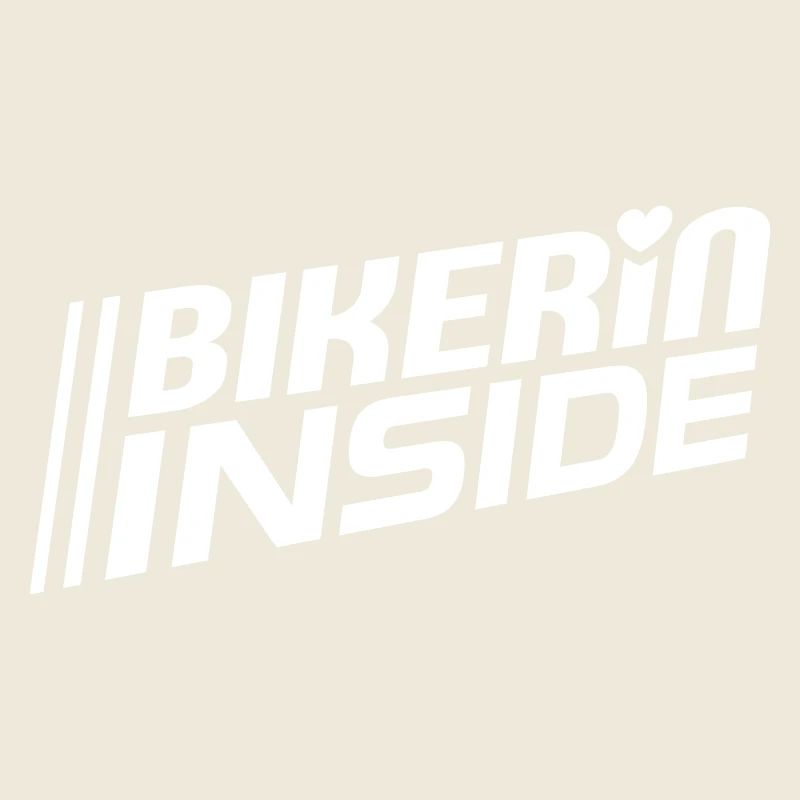 Lettres intérieures Bikerin (couleur changeable)