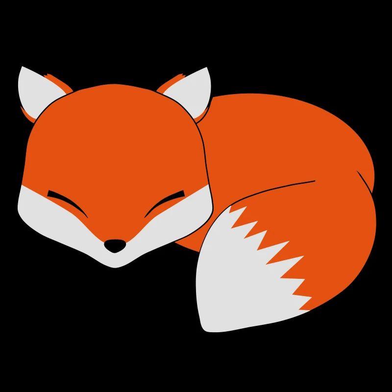 Sleeping fox