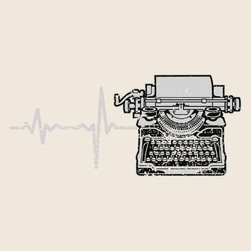 Gift Heartbeat typewriter