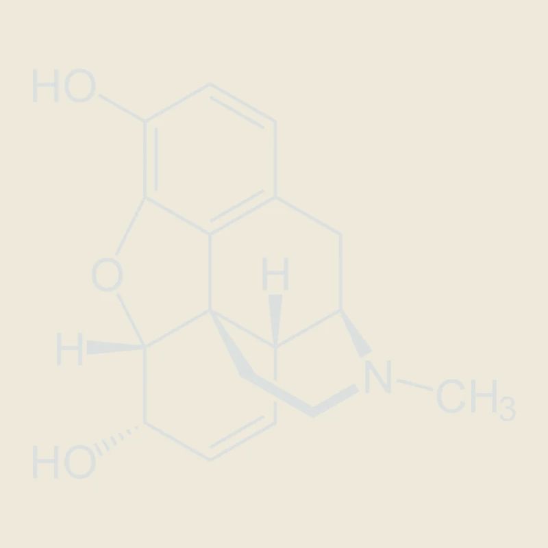 Formule structurale morphine