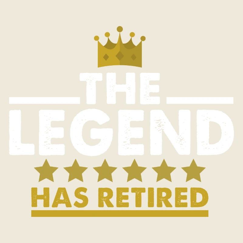 The Legend has Retired Rente Renter Geschenk