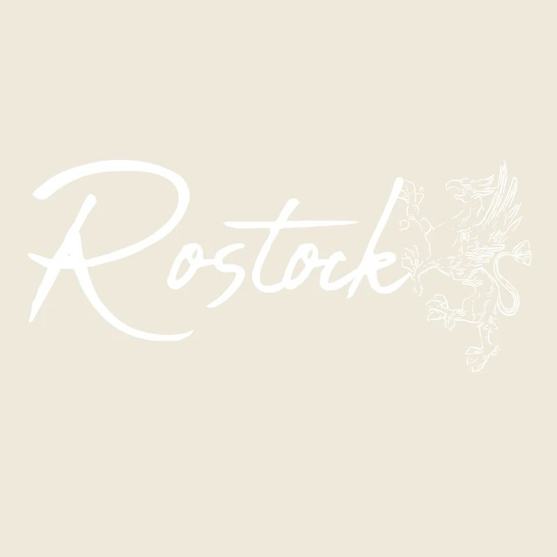 Lettrage Rostock avec Greif