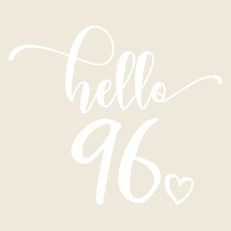 Hello 96 - Mignon cadeau de 96e anniversaire, 96 ans