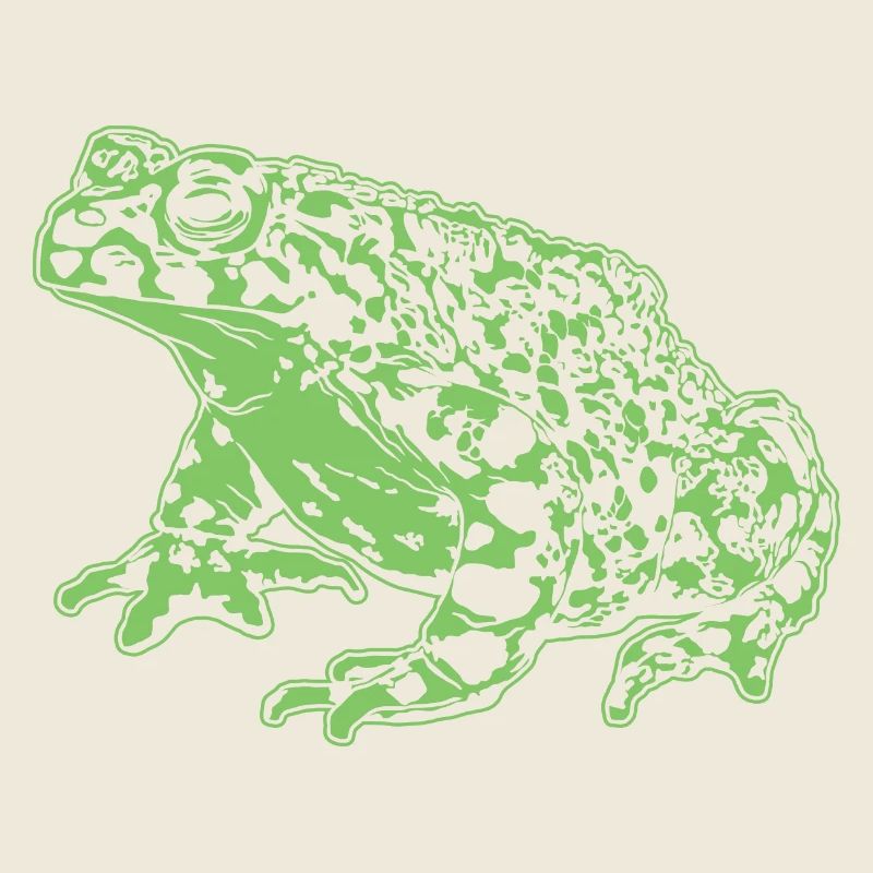 Toad Frog Graphic Aquatic Amphibian Frog Lovers
