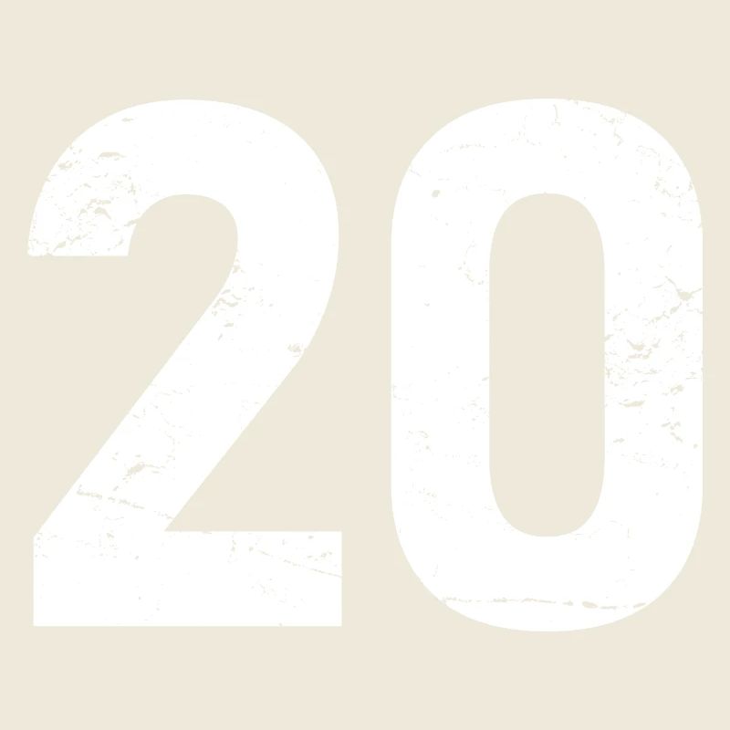 Cool Number 20 - 20 ans 20th Birthday Gift
