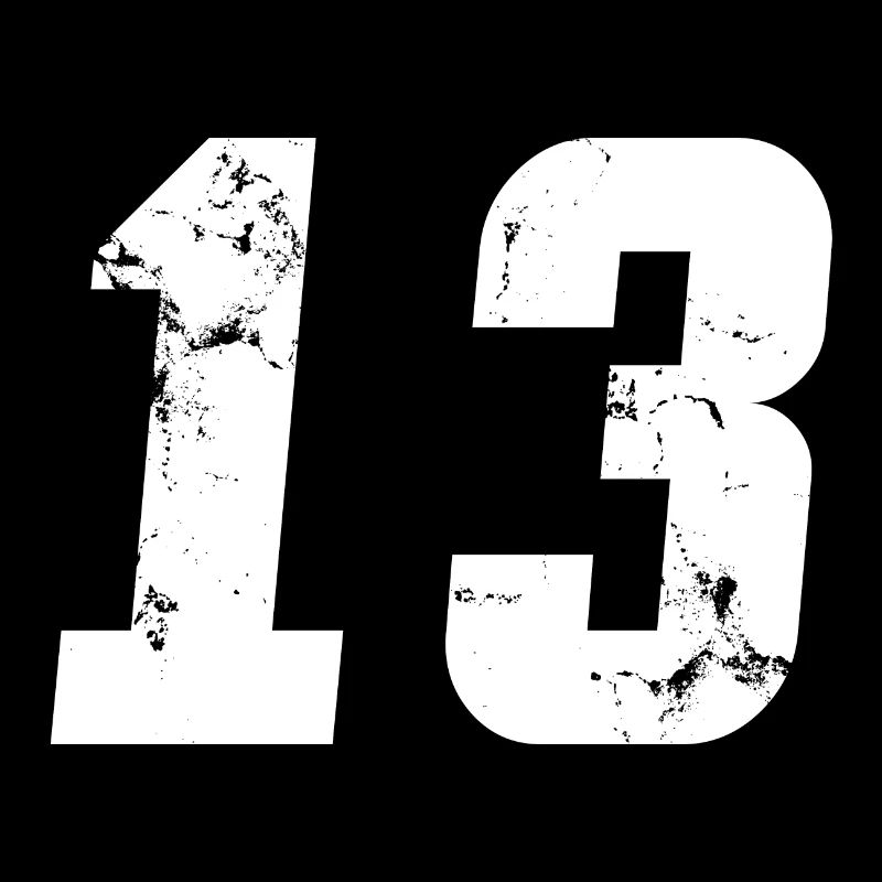 Cool Number 13 - 13 Years Old 13th Birthday Gift