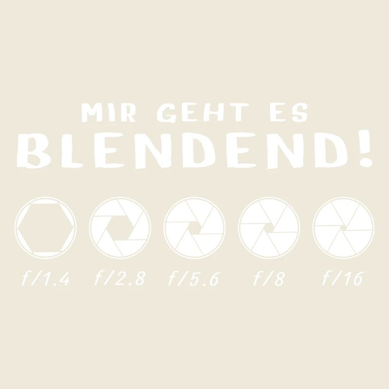 Mir geht es blendend