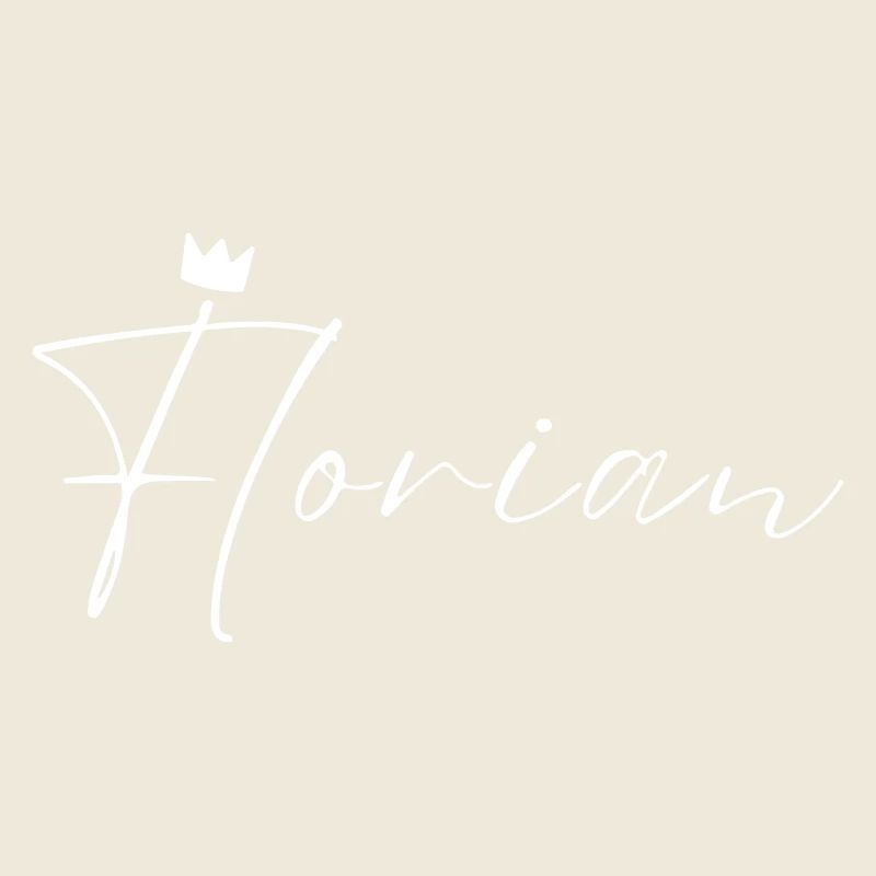 Florian Name König T-Shirt Geschenk Männer