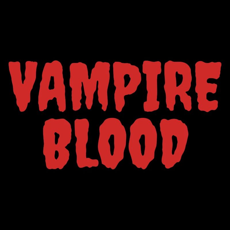 Vampirblut Horror Typografie Design