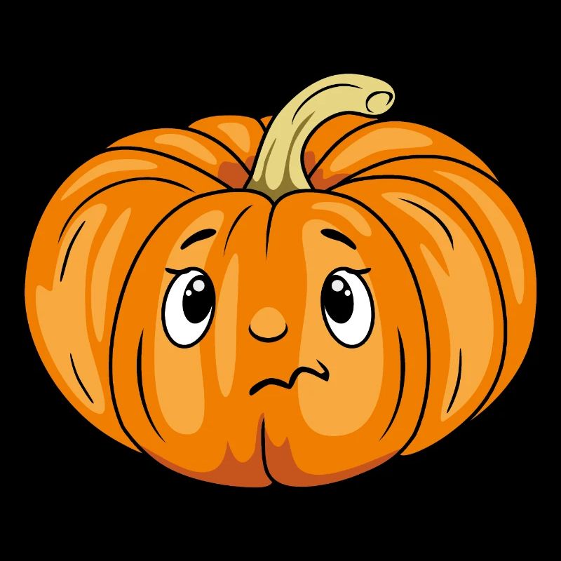 Dubious pumpkin emotion