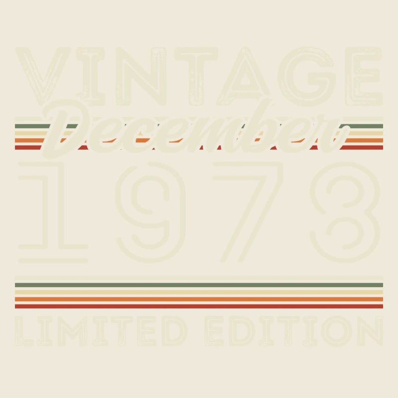 Vintage Décembre 1978 - 47e Anniversaire Décember