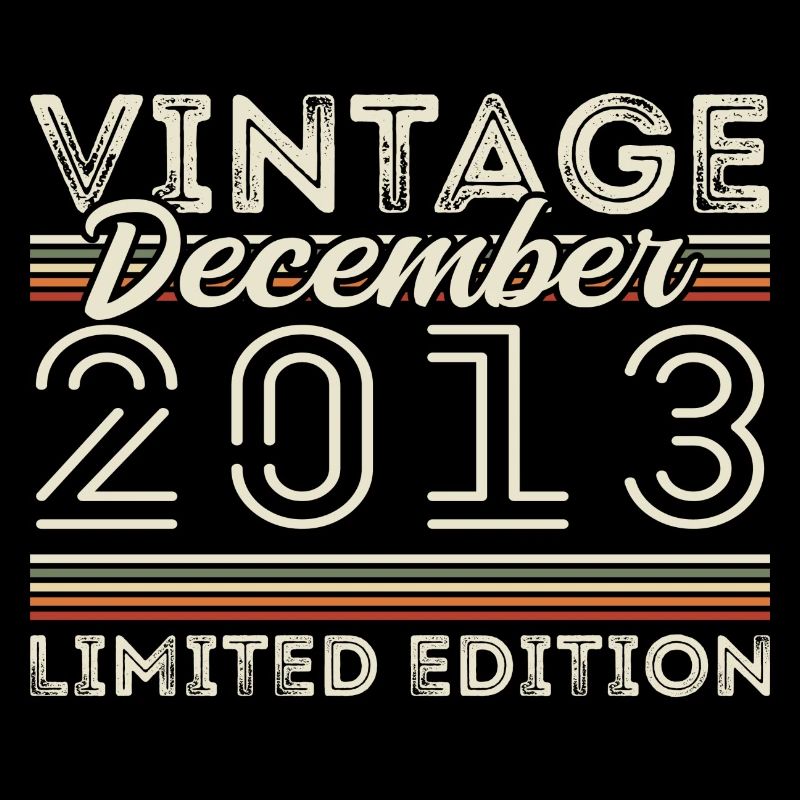 Vintage Décembre 2013 - 12e Anniversaire Décember
