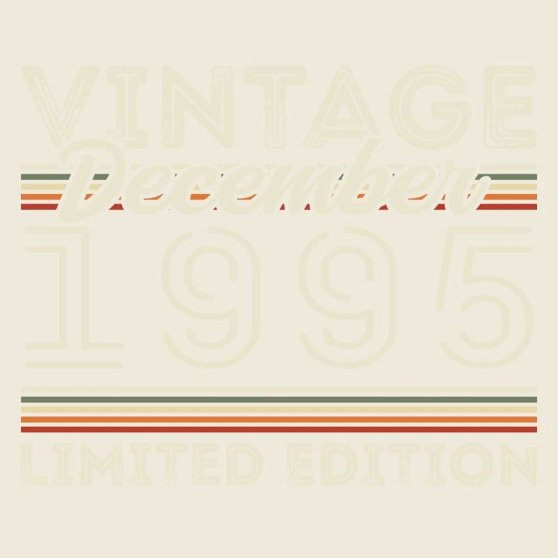 Vintage Décembre 1995 - 30e Anniversaire Décember