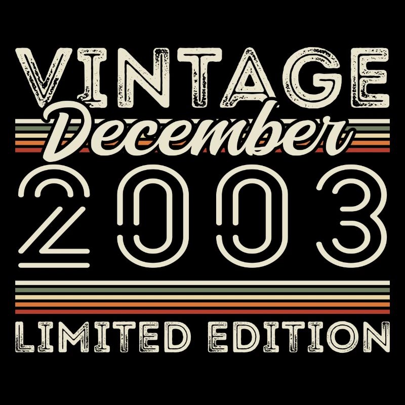 Vintage December 2003 - 22nd Anniversary December