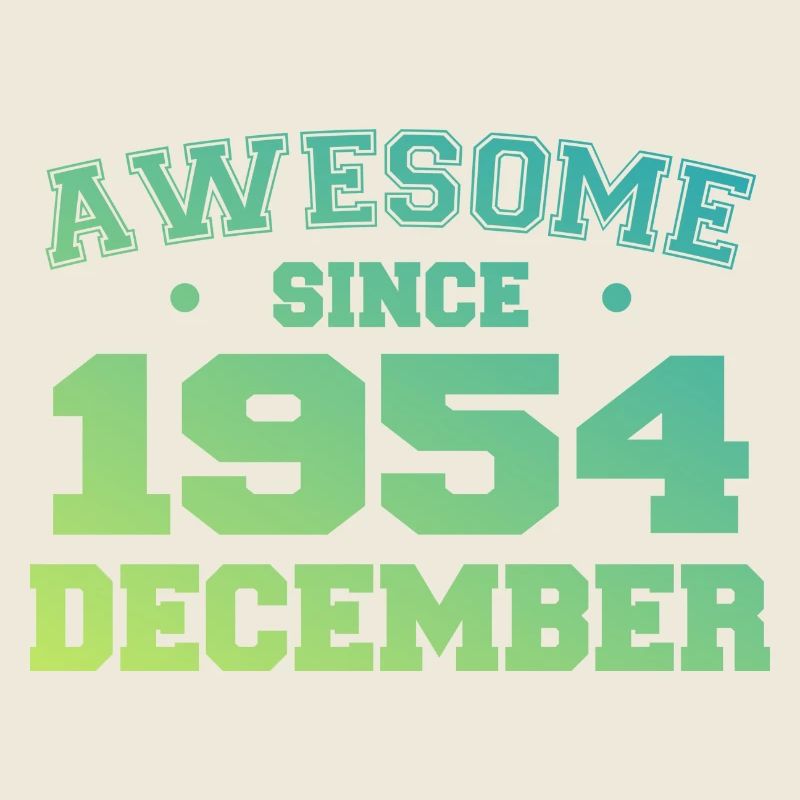 Birthday December 1954 - Gift December 1954
