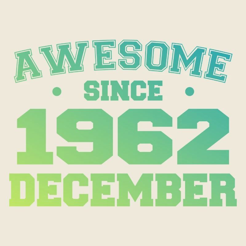 December 1962 Birthday - December 1962 Gift