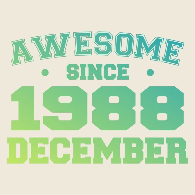 Geburtstag Dezember 1988 - Geschenk Dezember 1988