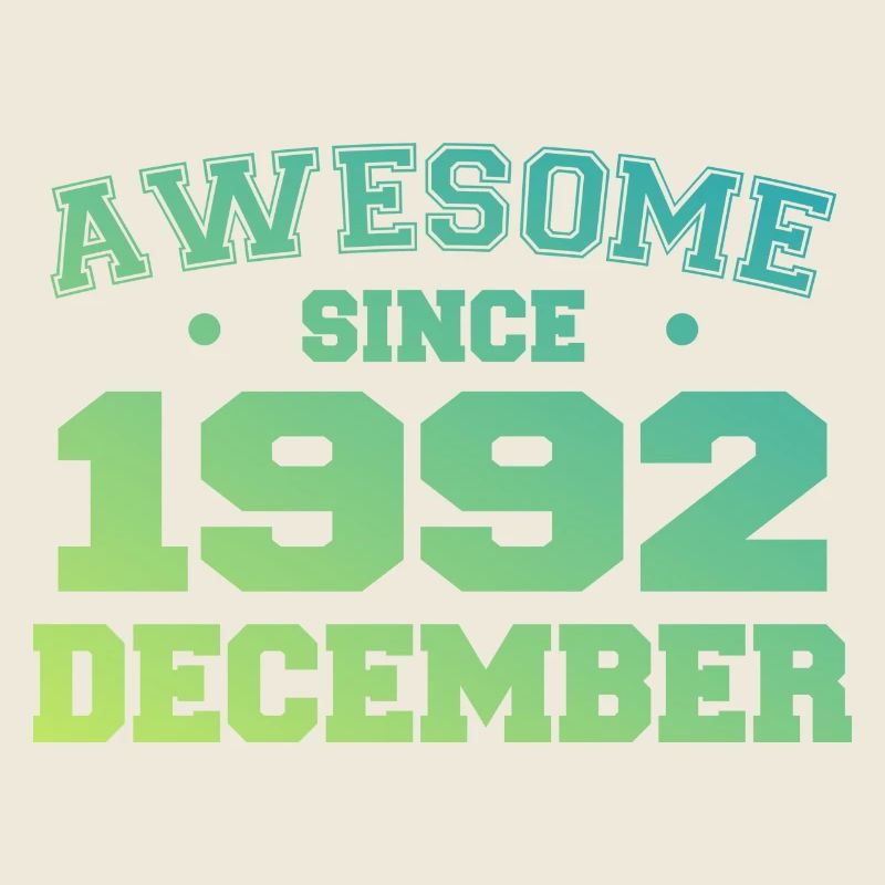 Anniversaire Décembre 1992 - Cadeau Decembre 1992