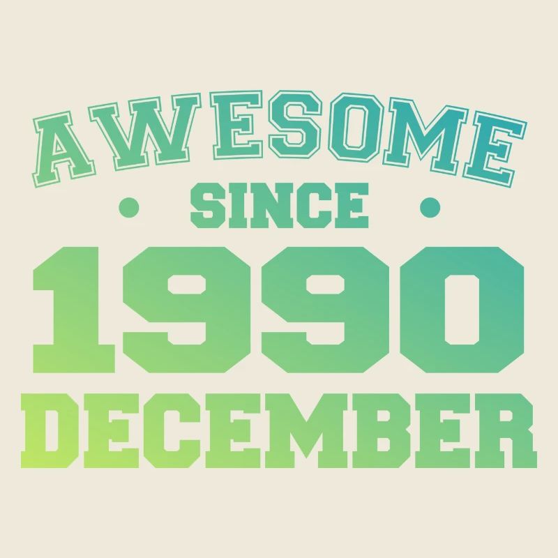 Anniversaire Décembre 1990 - Cadeau Decembre 1990