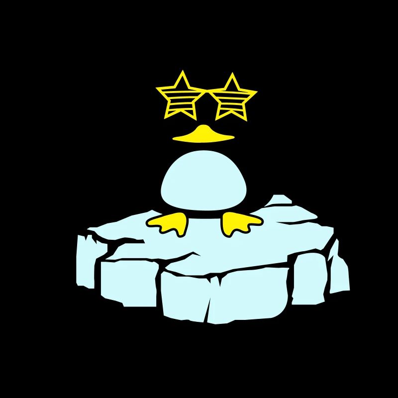 beach pinguin eisscholle