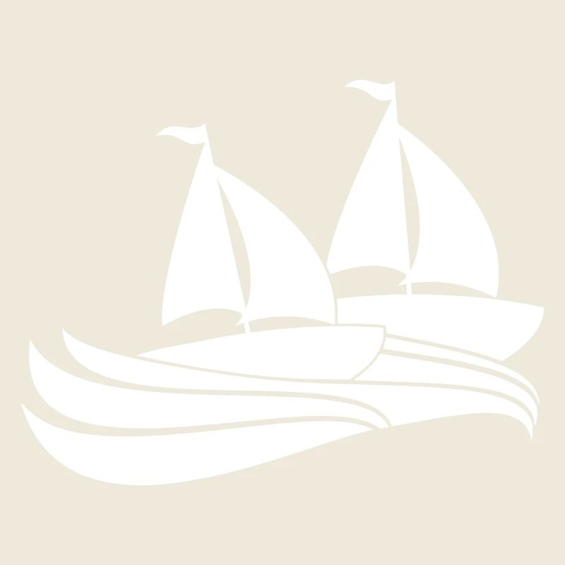 Deux navires Régate par équipe Régate de voile de compétition