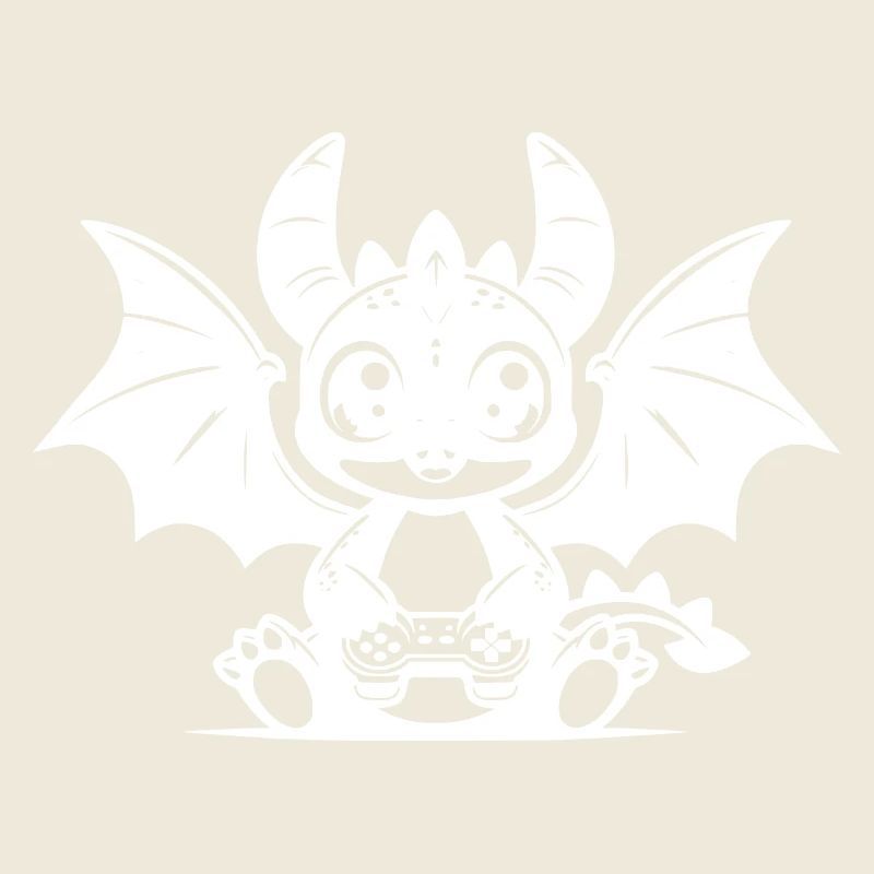 Cute Kids Dragon with Wings and Controller