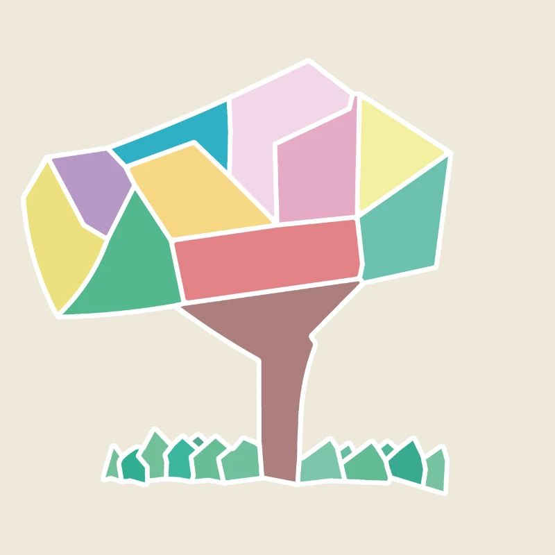 African Tree meet Soviet Mosaic