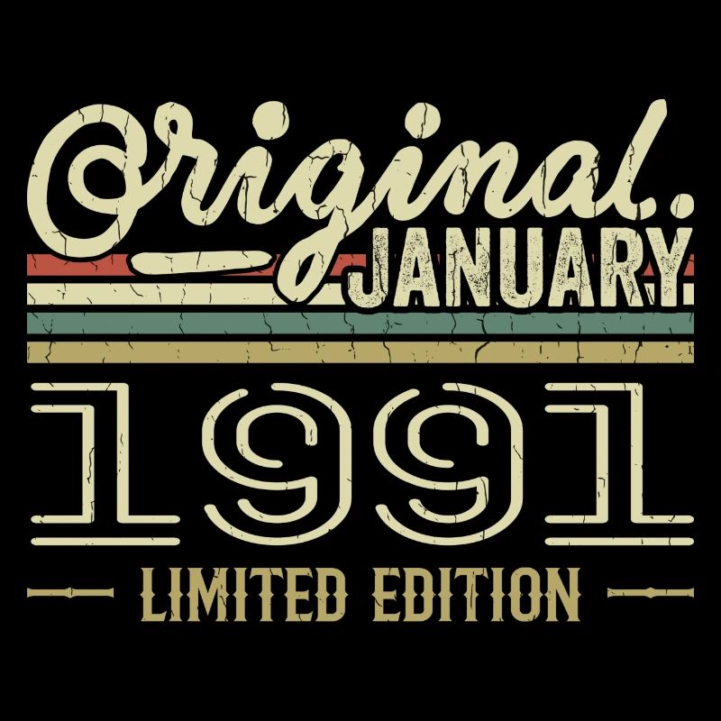Januar 1991 Geburtstag Januar 1991 Geschenk 1991