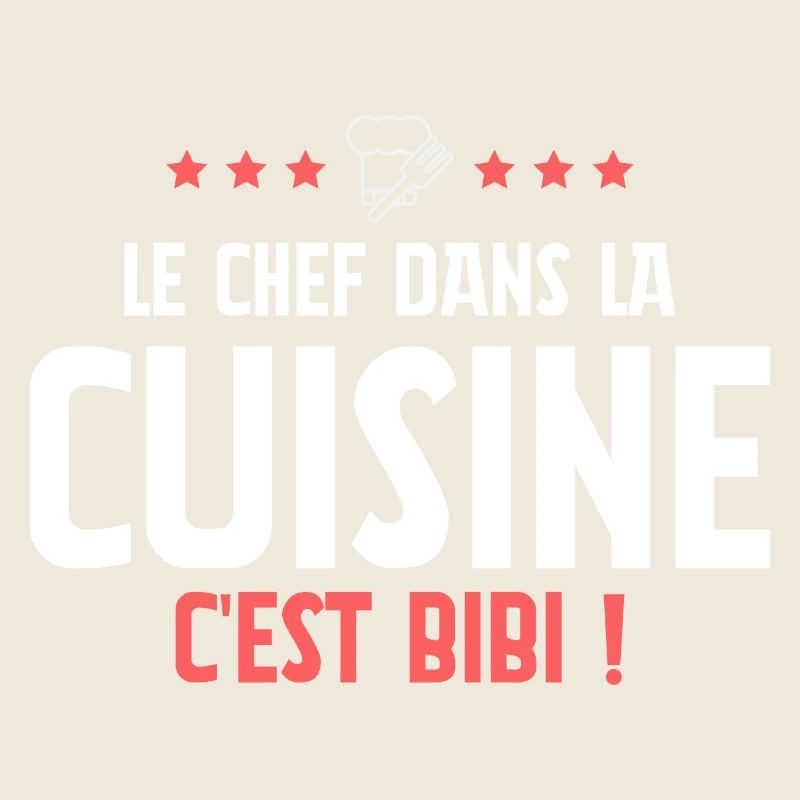 Le chef dans la cuisine c'est bibi ! - Tablier