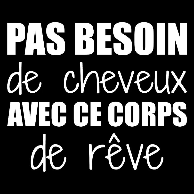 Pas besoin de cheveux avec ce corps de rêve