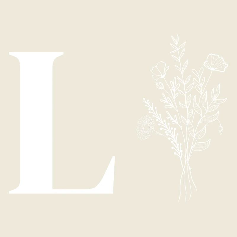 Lette l fleurs minimalistes